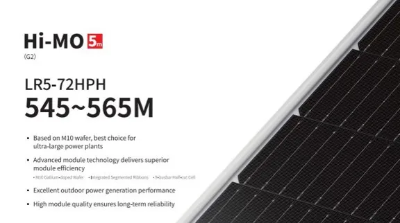 LONGi Solar Module: LR5-72HPH-545~565M